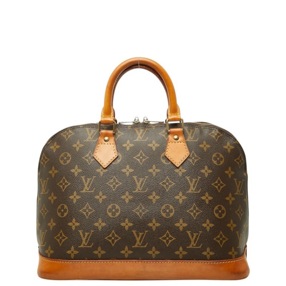Louis Vuitton Monogram Alma Handbag, M51130, Brown Leather, Women's.